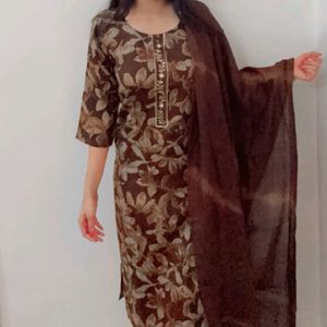 Brown 3 Pcs Set