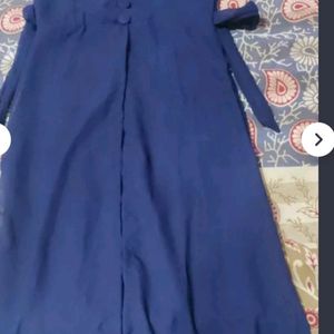 Frunt Cut Kurti Navy Blue Women