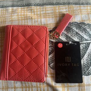 Peach Ivory Tag New Wallet