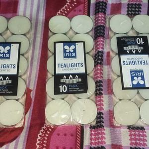 Tealights Candles (Pack Of 10)