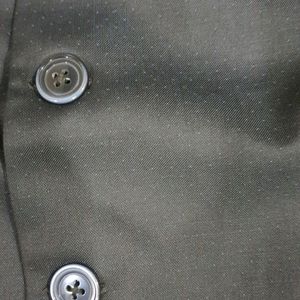 Carbon Black Jacket With Self Dots