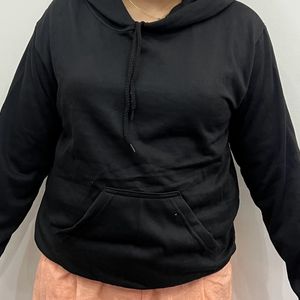 Casual Full Sleeve Solid Hoodie