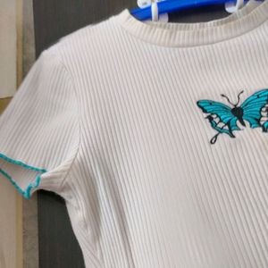 SALE 🛍️ ‼️Aesthetic Butterfly Crop Top 🦋