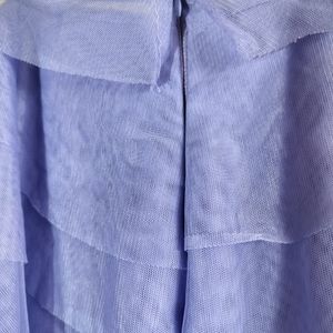 Lavender Ruffle Korean Top