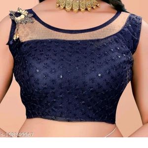 Navy Blue Blouse