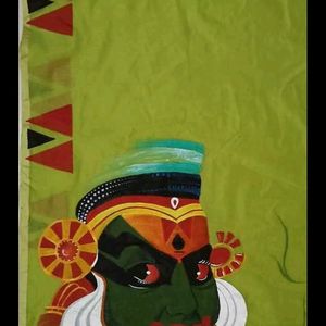 Hand Painted Saree ( Face )