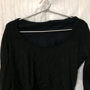 Black Long Sleeves Top