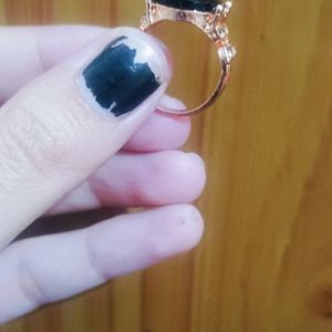 Black Colour Stone Ring..