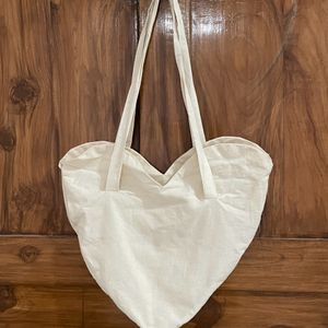 Heart Shaped Tote Bag