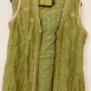 Mehandi Green Ethnic Dress