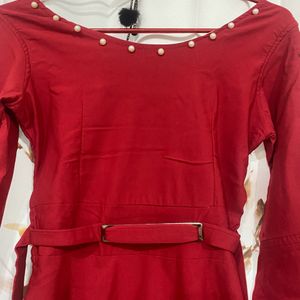 Red Midi Dress