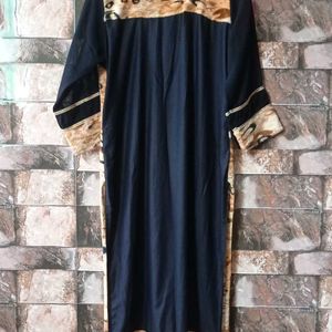 Tiger Print Velvet Kurti Xl Size