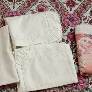 Pure Cotton Bedsheets With Extra Pillow Cover