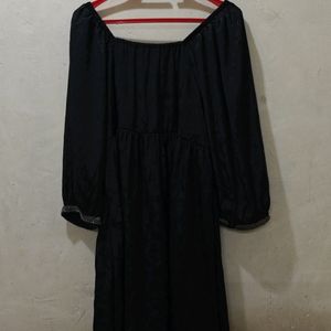 Black Knee Length Dress