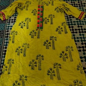 Rajisthani Print Straight Beautiful Kurti