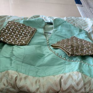 Pista Green  Anarkali Kurta Fixed Price