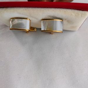 Gold Metal Cufflinks (Men's)