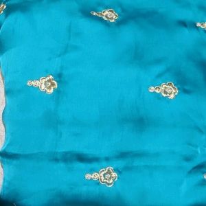 Soft Shining Satin Saree