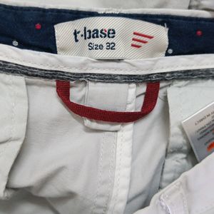 32 Size, Off White Chino Shorts