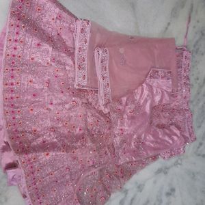 Bridal Pink Heavy Work Lehanga