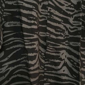 ZUDIO Zebra Printed Regular Fit Shirt.