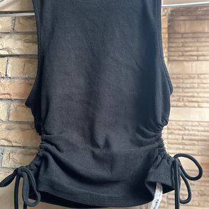 Zara Side Cut Out Ribbed Tank Top