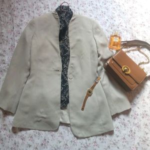 Blazer & Chiffon Top Combo