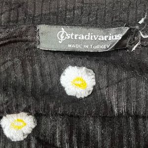 Stradivarius embroidered tank top