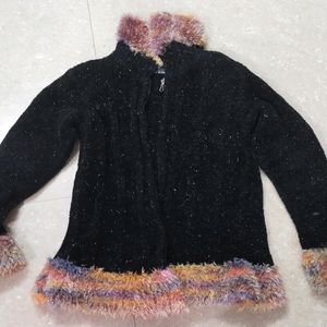 Combo Of Pink & Black Colour Glosy Sweater