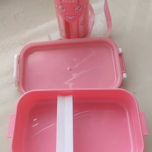 Tiffin And Bottle Set