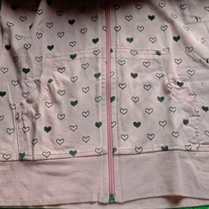 New Cotton Jacket Pink Colour For College Girls