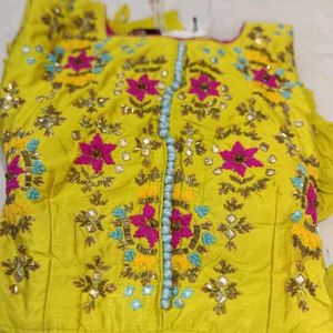 Full Embroidery Gown