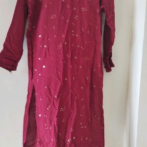 long marron kurta ❤️‍🔥