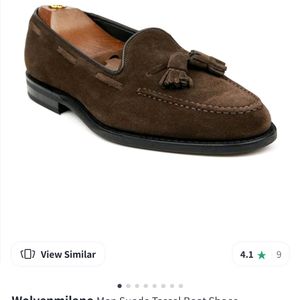 Suede Leather Loafer Shoes.