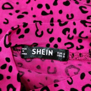 Shein Pink Fitted Top ( Women)