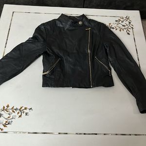 Black Leather Jacket - Like New