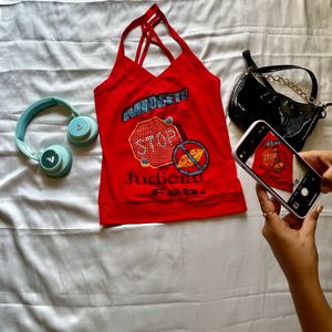 Y2K/ Vintage Halter Neck Top