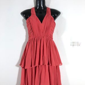 Peach Casual Dress (Women’s)