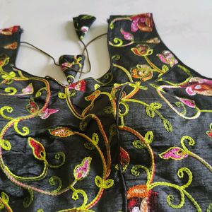 Free Size Padded Embroidered Blouse