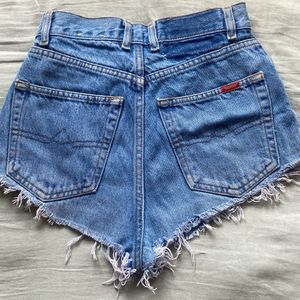 Vintage High Waist Shorts-pure Cotton