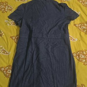 Casual Denim Shirt Dress