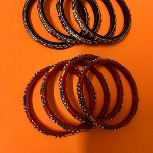 4 Bangles Kada Set Of 2