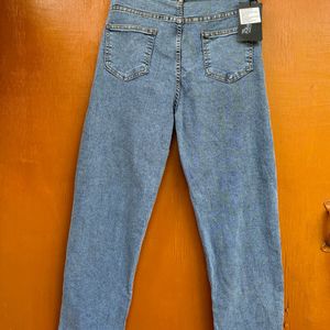 High Waist Blue Kotty Jeans