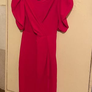 Wrap Dress Charming Fuschia Pink