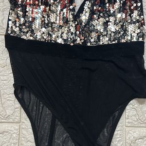 Multicolour Sequin Bodysuit