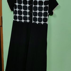 Black Netted Dress
