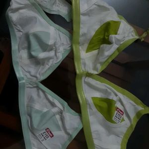 Set Of 4 Soft Cotton Bras(36/90)