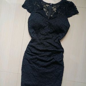 Women Mini Lace Dress