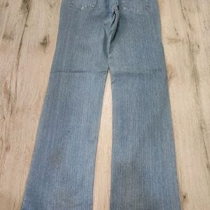 Blue Straight Fit Jeans For Women