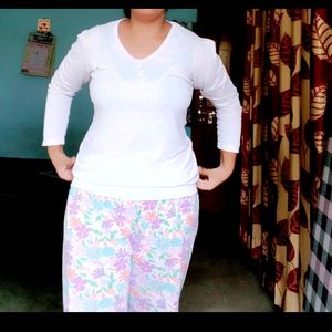 50 Rs Plane White Top For Women